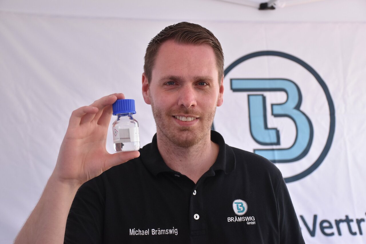 Michael Brämswig wirbt für E-Fuels