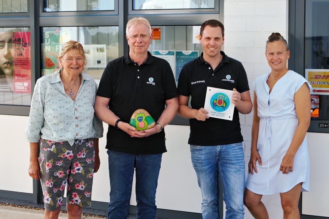 „HIER-FINDET-IHR-RECHT“-EULE: BRÄMSWIG MACHT MIT Image 1